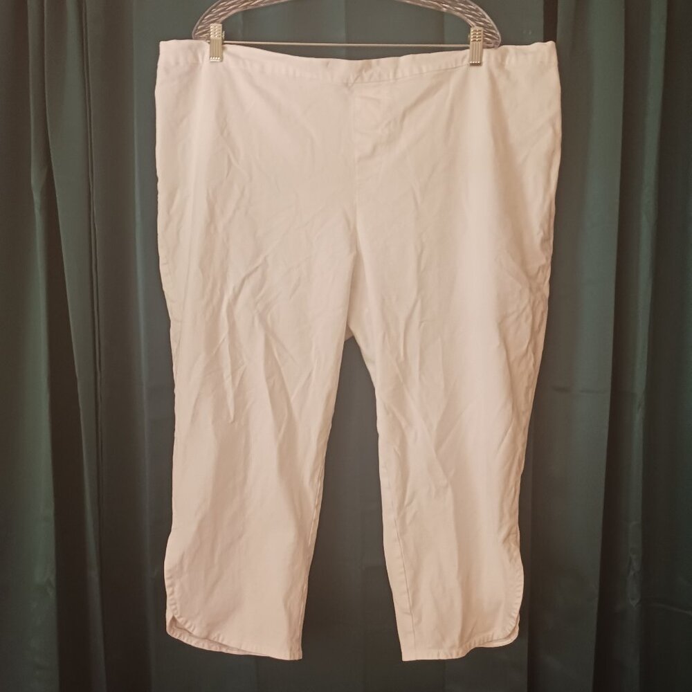 Sz 26w Isaac Mizrahi capri pants with cute tulip hem